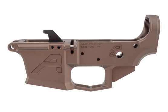 Aero Precision EPC-9 PCC lower receiver for 9mm with Kodiak Brown finish